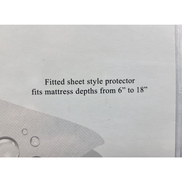 Linenspa Premium Twin Mattress Protector Waterproof Dust Mite Allergen Protect - Picture 11 of 14